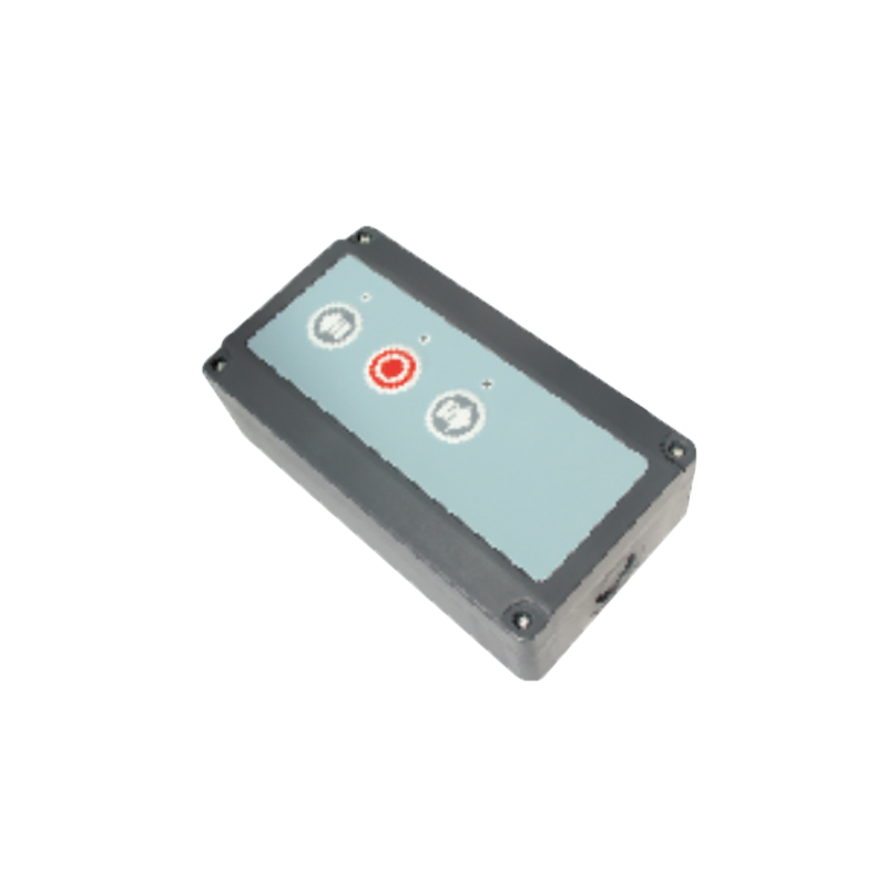 Three key button box